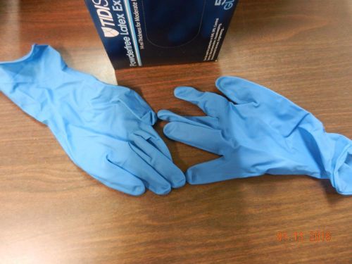 Tidishield #bs0480-10 latex moderate risk exam glove powde rfree xlg - 50 pcs for sale