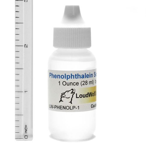 Phenolphthalein indicator solution  1%  1  oz  ships fast from usa for sale