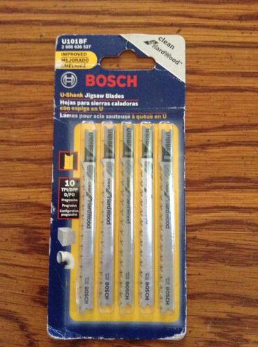 Bosch U101BF 4&#034; 10TPI Bi-Metal Universal Shank Jigsaw Blade, 5-Pack, NEW