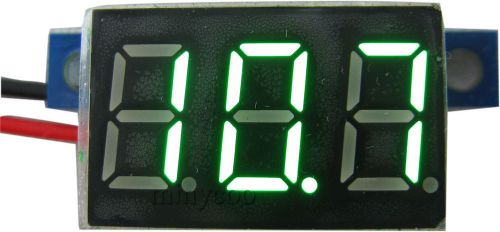 DC 3.3-30V green Digital Voltmeter volt panel meter Display voltage Measurement