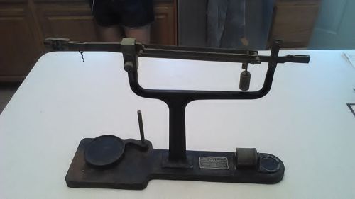 Vintage 1890&#039;s Cenco Agate BearingTriple Beam Balance Scale