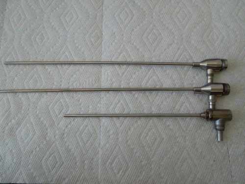 Lot of 3 Endoscopes/Laparoscopes wolf 25 degrees