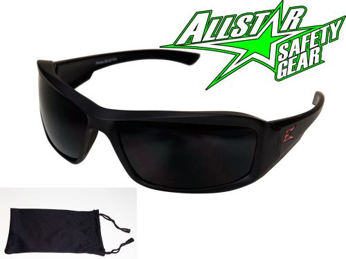 Edge Brazeau Torque POLARIZED Smoke Lens Safety Glasses Sunglasses TXB236 Gray