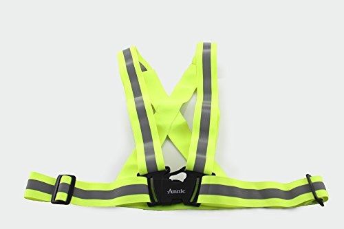 Annic Reflective Vest for High Visibility-easily Adjustable to Fit a Wide Range