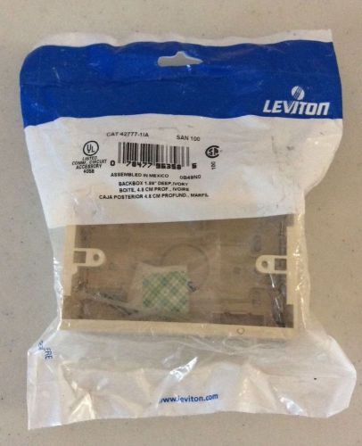 LEVITON TELCOM HD OUTLET/SWITCH SURFACE MOUNT WORK BOX * NEW