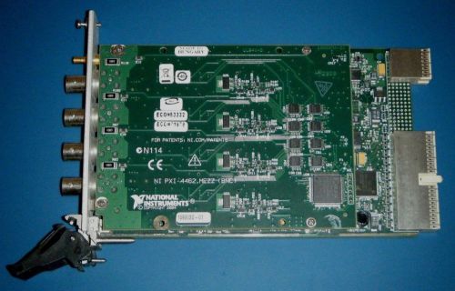 Ni pxi-4462 4ch 24bit dynamic signal analyzer dsa national instruments *tested* for sale