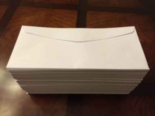 200 White Letter Envelopes #10 Standard Size Fits 8.5 x 11 paper