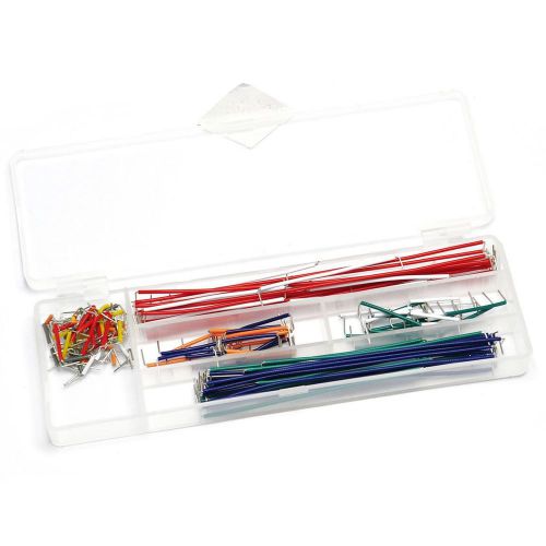140pcs Solderless Breadboard Jumper Wire Jumper Cable DIY Kit Box For Arduino