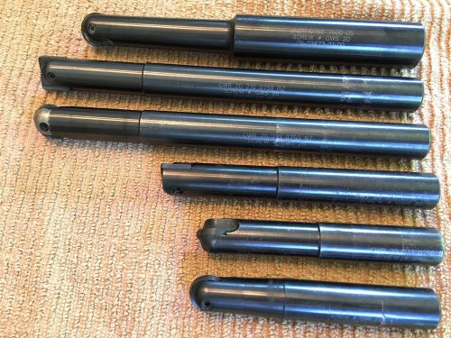 Dapra Insert Tool Holders, 6 Used 3/4&#034; BN &amp; FN