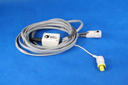 Datex-ohmeda integrated finger spo2 sensor &amp; wire for adults for s/5 mri monitor for sale