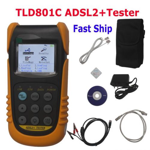 TLD801C ADSL Tester ADSL2+ Tester Multi-functional DMM PING Test Meter Fast Ship