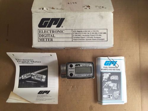 NEW GREAT PLAINS ELCTRONIC DIGITAL FLOW METER A104GMA1001NA1