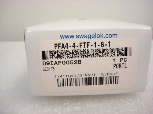 NEW, Swagelok PFA4-4-FTF-1-8-1 (BOXQTY:1 PCS) with Original Box