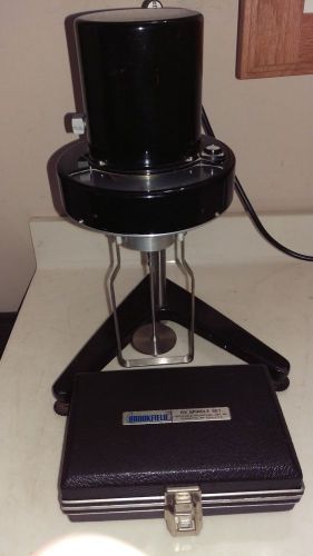 BROOKFIELD RVT BROOKFIELD VISCOMETER SET IN ABS CASE - NICE! - READY TO USE