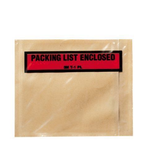 3M Top Print Packing List Envelope T1 PL - 4-1/2 in x 5-1/2 in Pack of 100
