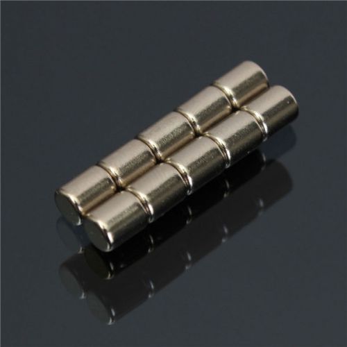 10pcs N52 4x5mm Strong Round Cylinder Magnets Rare Earth Neodymium Magnets