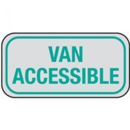 Sign Highway Van Accessible Al Hy-Ko Products Highway Signs HW-54 White Aluminum