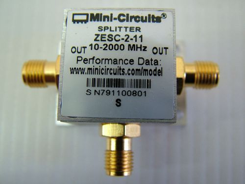 RF Power Splitter combiner 2 way 10MHz  2GHz Mini circuits ZESC-2-11  VHF UHF