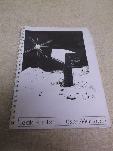 Leak Hunter User Manual *FREE SHIPPING*