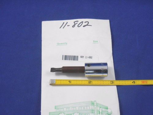 NEW Armstrong 1/4&#034; x 1/32&#034; Tip Screwdriver Socket, 3/8&#034; Drive, 2.65&#034; OAL, 11-802