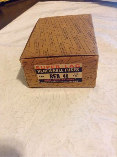 Super Lag REN 40 Lot Of 10 Fuse FAST FREE SHIPPING