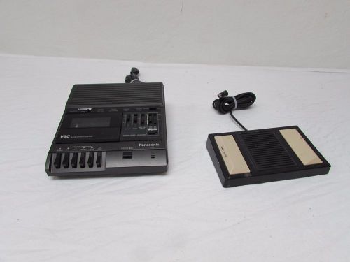 PANASONIC RR-830 STANDARD CASSETTE DICTATION TRANSCRIBER, RP-2692 FOOT PEDAL