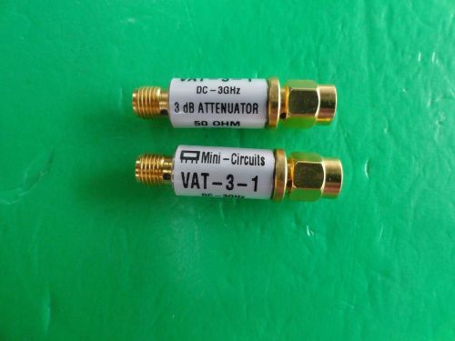 1pcs MINI VAT-3-1 DC-3GHz 3dB 1W SMA coaxial fixed attenuator