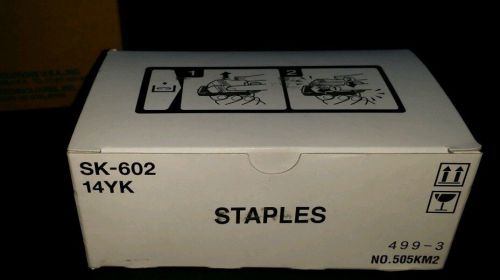 Konica Minolta SK-602 14YK Staple Cartridge Staples Box of 3 Cartridges