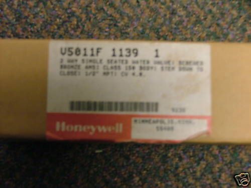 HONEYWELL V5011F1139 WATER VALVE