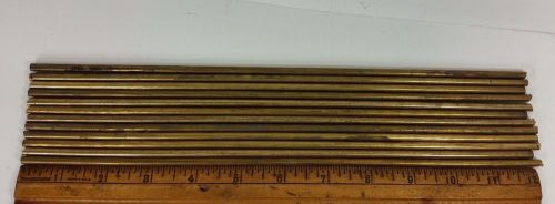 Lot of 12 piece 3/16&#034; x 12&#034; (some just under 12&#034;) brass braising round rod  .187 for sale