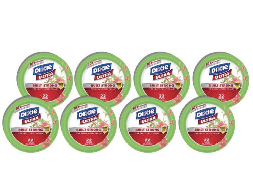 Dixie Ultra Disposable Plates 10 1/16 Inch 176 Count yeller