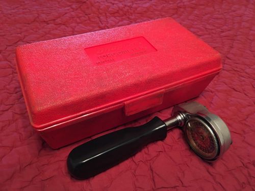 Snap On TQS1A Torqometer Torque Wrench Tool w/ PB47 Case Nice