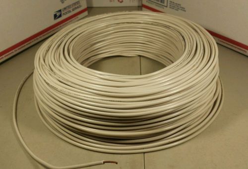 12 GAUGE 12 AWG WIRE SOLID White 100 FT THW 600V 90C BUILDING MACHINE CABLE