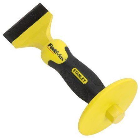 Stanley 16-334 2-3/4-inch x 8-1/2-inch fatmax masons chisel with bi-material ... for sale