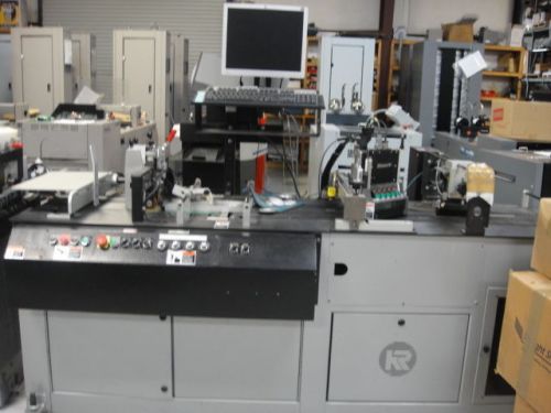 Kirk rudy  inkjet/videojet with camera/feeder table/conveyor, 2009, video on our for sale