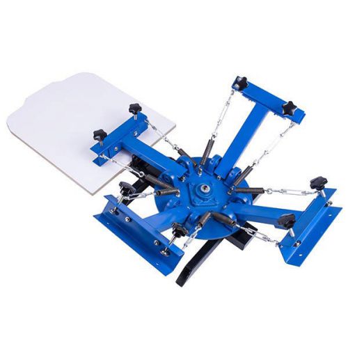 4 color 1 station diy screen printing press silkscreen machine 685 for sale
