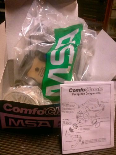 MSA 808073 Comfo Classic Soft Feel Silicone Half-Mask Facepiece Respirator,