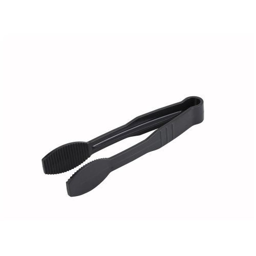 Winco putf-6k, 6-inch polycarbonate flat-grip tong, black for sale