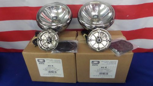 New Pair Unity AG-R 6&#034; Deck Light with Round Mounting Base