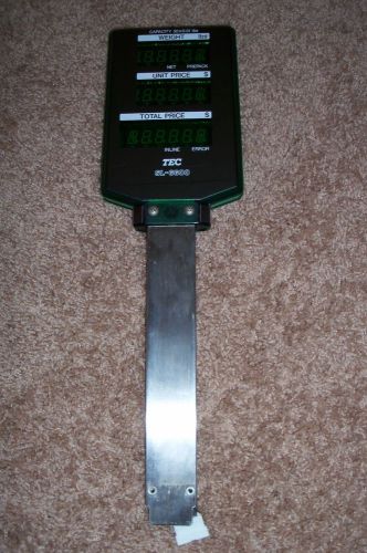 Electronic Digital Computing Scale Attachment TEC SL-6600  Used