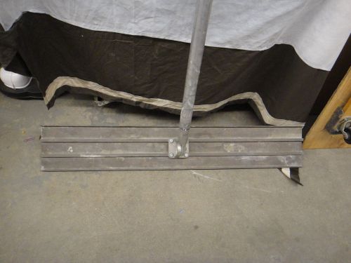 Lg. cement workers tool concrete float &amp; handles for sale