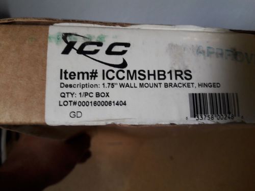 Icc 1 rms wall mount hinged bracket for sale