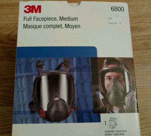 3M Full Facepiece Respirator. Sz Medium 6800