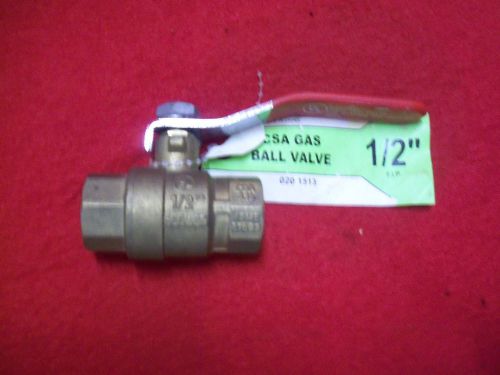1/2&#034; inch gas ball valve - natural gas or propane, csa, shut-off valves for sale