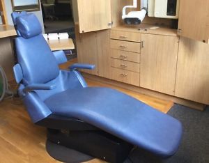 Royal Model 16 Dental Chair, Wedgewood Blue vinyl