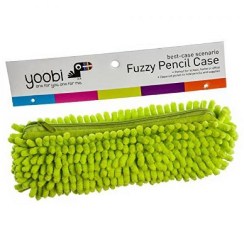 Yoobi Fuzzy Pencil Case Chartreuse (green)