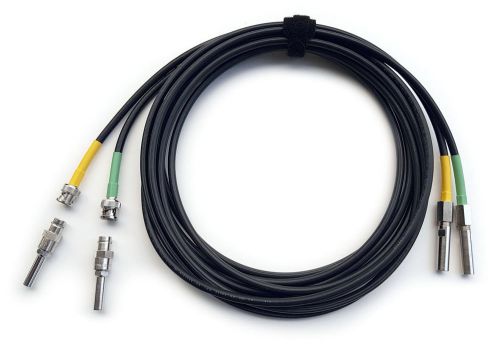 2 WECO 358/BNC/Mini-WECO 440 DSX-3 Crossconnect RG59 coax DS3 Patch Cable 75 Ohm