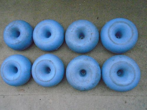 Lot of 8 Blue Pallet Cushions Outdoor Spacer