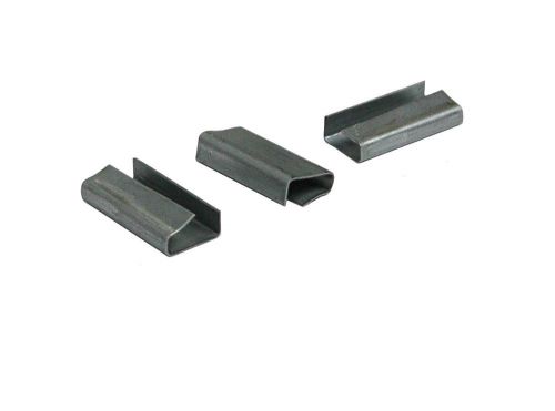 Poly strap seals - 1/2&#034; snap-on seals (1000/case) - ep-p12s02 for sale