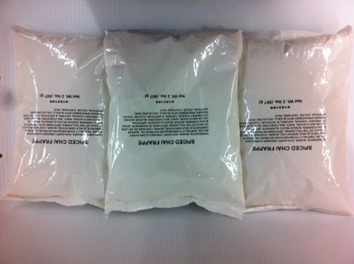 SPICED CHAI TEA  FRAPPE POWDER MIX 3 X 2 LB BAGS